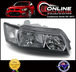 Headlight RIGHT fit Holden Commodore VZ SV6 SV8 SVZ 04-06 Black head light lamp - Picture 1 of 2