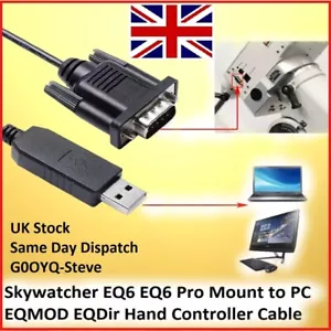 Skywatcher NEQ6 EQ6 Pro Halterung auf PC EQMOD EQDir Hand Controller USB Kabel - Bild 1 von 4