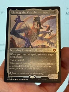 1X ETCHED FOIL Ulamog, the Ceaseless Hunger MINT MTG Magic CMM Commander Masters - Bild 1 von 6