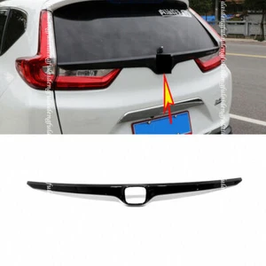Gloss Black Rear Trunk Lid Upper Decor Strip Cover Trim For Honda CR-V 2017-2022 - Picture 1 of 5