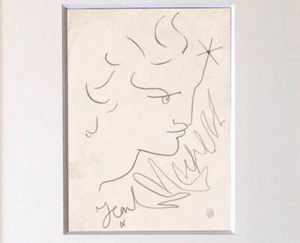 Jean Cocteau Drawing Male French Sketch Erotic Greek Roman Mythological - Picture 1 of 3