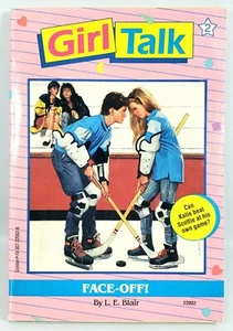 Vintage GIRL TALK "FACE OFF" Book By L. E. Blair 1990 Paperback - Picture 1 of 4