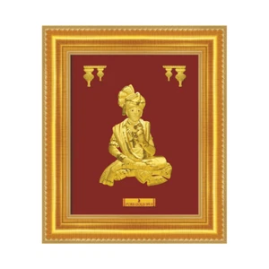 Marco Hanuman Hoja Oro Puro 24ct 16,5 x 19 cm - Imagen 1 de 6