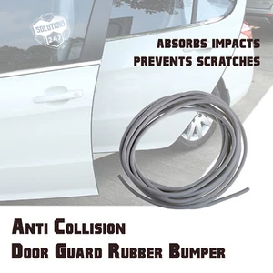 15FT 3M Backing Rubber Flexible Door Edge Guard Scratch Paint Protection SILVER - Foto 1 di 3