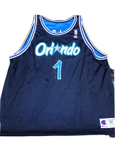 Rare Vintage Orlando Magic Penny Hardaway Reversible Champion Jersey Gr. 52 - Bild 1 von 12