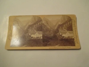 Norwegen Stalheims Hotel in Great Naerodal Stereoview Card - Bild 1 von 3