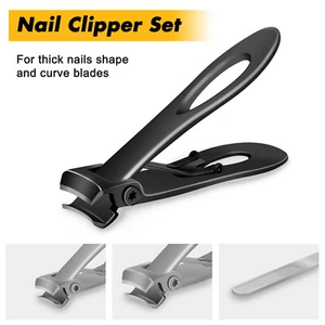 Extra Large Toe Nail Clippers For Thick Nails Stainless Heavy Duty Professional⇖ - Picture 1 of 14