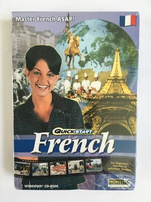 QuickStart French WINDOWS CD ROM Quick & Easy Way to Learn Immersion Method NEW - Image 1 of 4