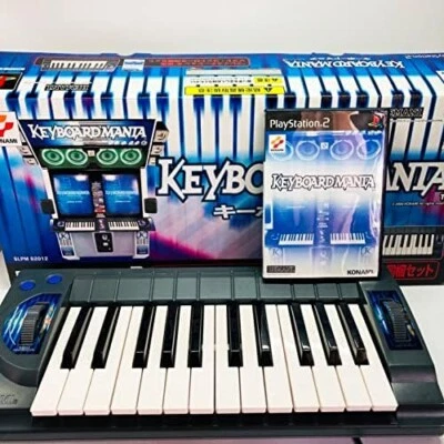 KEYBOARD MINIA Game Controller Set PlayStation 2 PS2 Konami Box - Image 1 of 4