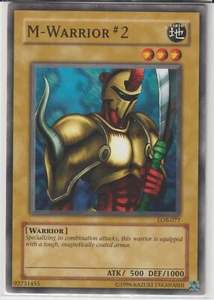 YUGIOH! TARJETA M-WARRIOR #2 - EDICIÓN ILIMITADA CASI NUEVA - LOB-077 (X1) - P&P GRATIS EN REINO UNIDO - Imagen 1 de 2
