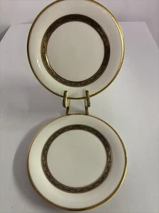 2 Royal Doulton Harlow English Fine Bone China 6 1/2" Bread Plate H5034 - Picture 1 of 5