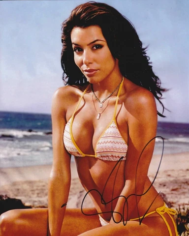 Desperate Housewives Eva Longoria Signed Photo 8x10 COA Cover