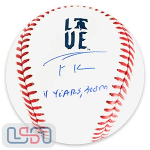 Trea Turner Signed "11 Years, 300M" Rawlings Phillies City Connect Baseball JSA - Picture 1 of 5