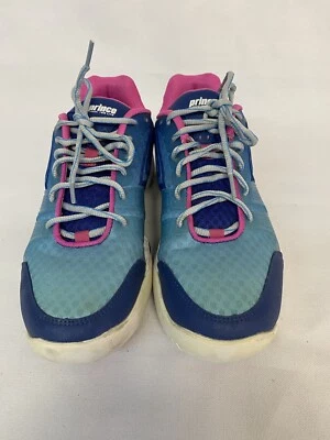 Mujer Prince T22 Lite Zapatos de Cancha/Tenis Azul/Rosa Talla 8.5 Foto 1 de 4