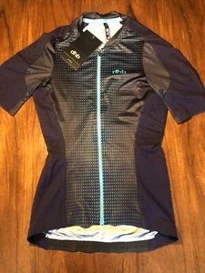 dhb Aeron Lab Raceline Womens Short Sleeve Jersey In Blue/Teal Size 14 - Picture 1 of 11