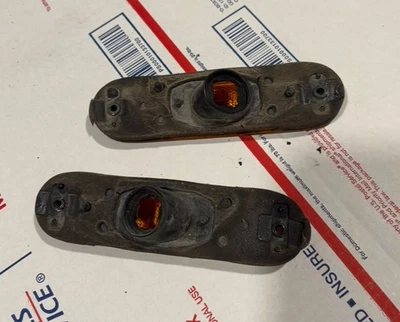 90-05 MAZDA MX-5 Miata OEM parachoques delantero ámbar reflector luces marcadoras laterales par Foto 1 de 2