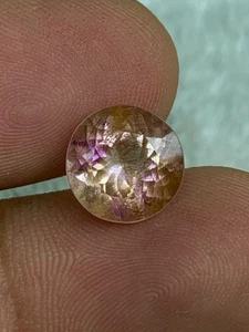 3.7ct Rare Super Seven Faceted Crystal Having Healing Properties of 7 Stones - Picture 1 of 7