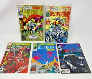 Silver Surfer Resurrection #1-4 sind eingetütet & bestückt +#137 NICHT eingetütet oder bestückt - Bild 1 von 6