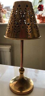 Vintage Brass Lamp Tea Light , Candle Holder - Image 1 of 4