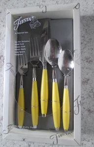 FIESTA FIESTAWARE Sunflower YELLOW Flatware 5 pieces - Picture 1 of 2