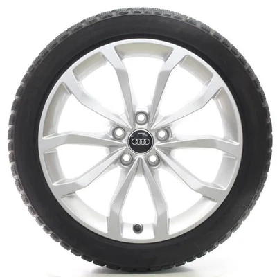 Audi A4 S4 8W Winterräder 10-Speichen V-Design 225/45R18 95H DOT23 8W0601025ED - Bild 1 von 4