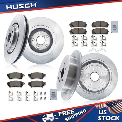 Front Rear Brake Disc Rotors and Ceramic Pads Kit for Lexus RX350 RX450h Foto 1 de 4