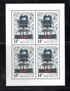 Czech Republik/Ceska 1993 sheet CEPT/Europe stamps (Michel 5 Klb) nice MNH - Picture 1 of 1