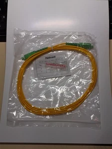 Patch Câble Fibre Optique 2 Mètres Avec Connecteurs Nouveau Sm-Sc /Apc-Sc/ - Zdjęcie 1 z 3