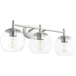 Quorum International 578-3-65 Lyon Bathroom Vanity Light Satin Nickel - Picture 1 of 2