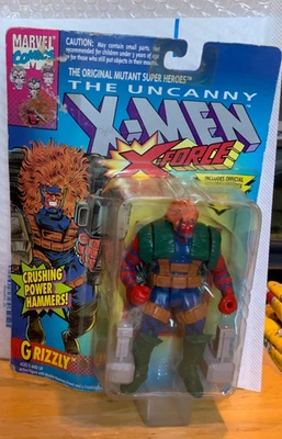 Figura de acción Grizzly Marvel The Uncanny X-Men X-Force Toy Biz 1993 Foto 1 de 4