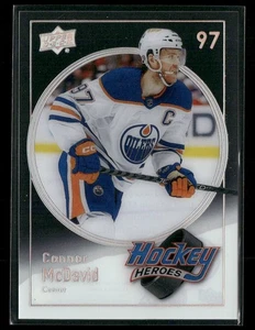 2023-24 Upper Deck Serie Estesa Hockey Heroes Connor McDavid #HH-18 - Foto 1 di 2