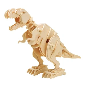 ROBOTIME ROKR T-Rex Dinosaurio Caminar Mecánico Madera Modelo Kit D210 NUEVO - Imagen 1 de 4
