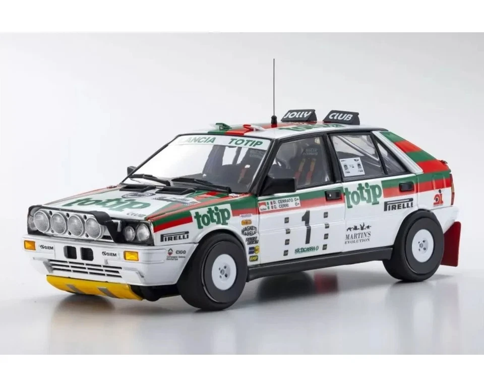 08960C Lancia Delta HF 4WD n1 D.Cerraro Totip Targa Florio Rally 1987 Kyosho 1/1