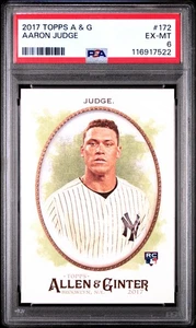 2017 Topps Allen & Ginter #172 Aaron Judge 'Looks Mint' PSA 6 - Picture 1 of 2
