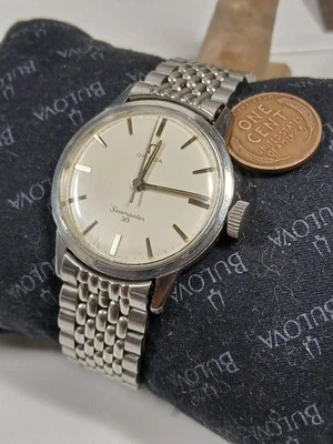 Reloj pulsera Omega Seamaster 286 1964 vintage funcionando para hombre ¡con correa a juego! Foto 1 de 4