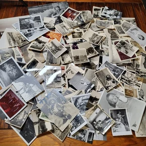 Vtg Lot 100+ Photographs Large People Landscapes Landmarks Black White Color SKL - Picture 1 of 5