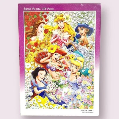 Tenyo Disney Floral Princess 300-Piece Jigsaw Puzzle, Used - Image 1 of 4