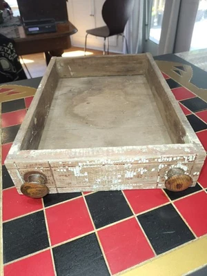 Антикварная катушка выдвижной ящик + ручки запчасти лот #3 - Изображение 1 из 4