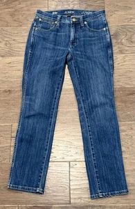 Women’s Petite Size 24P J Crew 9” Vintage Slim Straight Jeans - Picture 1 of 10