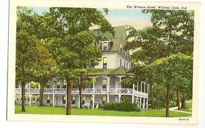The Winona Hotel Winona Lake IN Indiana  Postcard MINT - Picture 1 of 1