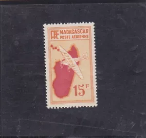 MADAGASCAR AIR POST STAMP SC# C21 MH - Picture 1 of 1