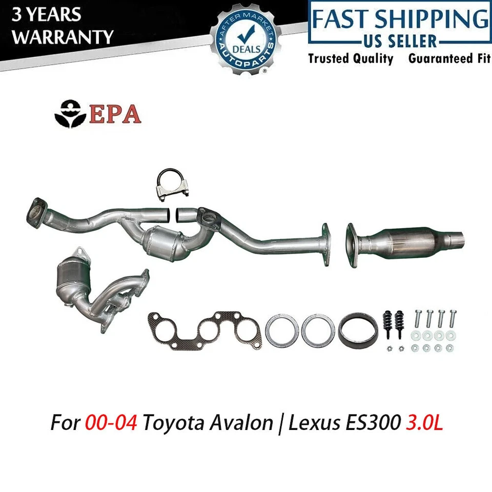 Juego de los tres convertidores catalíticos para Toyota Avalon 00-04 | Lexus ES300 3,0 L NUEVO Foto 1 de 4