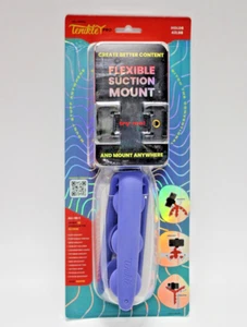 Flexible Camera & Phone Tripod Bendable Suction Cup Mount Purple Tenikle Pro - Picture 1 of 9