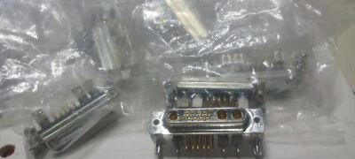 Ten New ITT CANNON DBMC-13X3S-J-A197 Combo D-Sub Connectors Panel Mount - Image 1 of 4