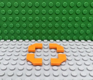 Lego 4 Naranja 2x2 Corte Esquina Azulejo NUEVO - Imagen 1 de 1