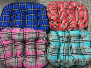oval pet cushion tartan - Picture 1 of 7