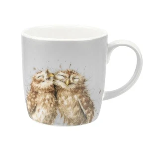 Wrendale The Twits Owl Large Mug, Grey, Fine China, 400ml - Picture 1 of 1