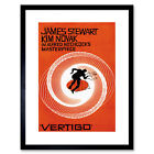 Movie Film Vertigo 1958 Saul Bass James Stewart Hitchcock Art Framed Wall Art Pr