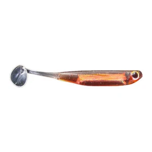 Pez de goma Jenzi SHINY Shad'y naranja cebo de goma perca luciérnaga cebo de pez depredador - Imagen 1 de 1
