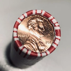 2012 P Lincoln Union Shield Penny 50 Cent 1c BU Mint Roll UNC from box - Picture 1 of 5